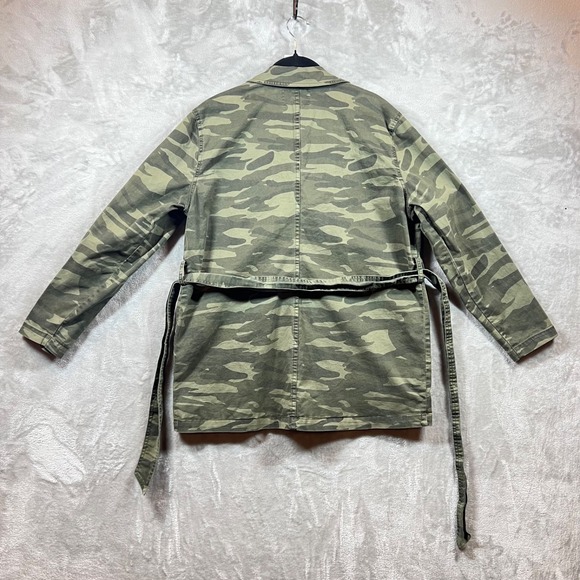 Lucky Brand Jacket Women's S Camo Button Field Utility Military Army Grunge‎ - Picture 3 of 13